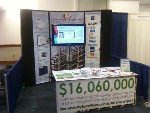 MSP booth 300x225 Hackworth & MySmartPlans at the CREED Real Estate Review